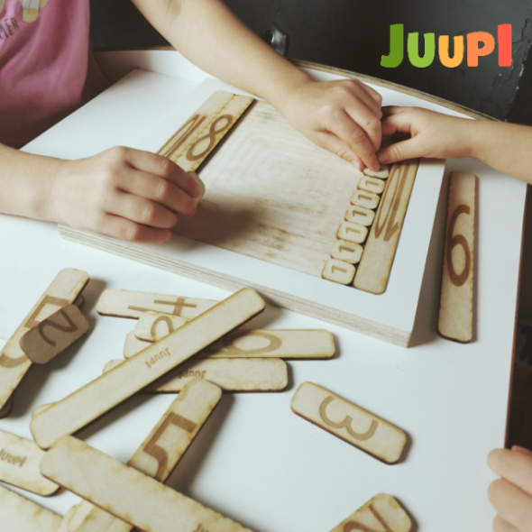 tablica matematyczna puzzle montessori