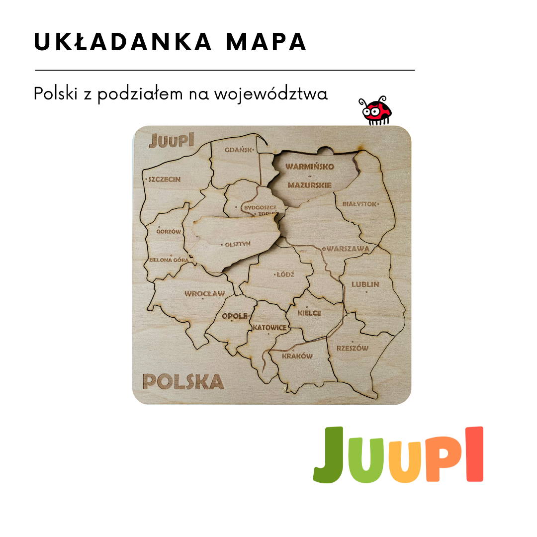 Mapa Polski 3