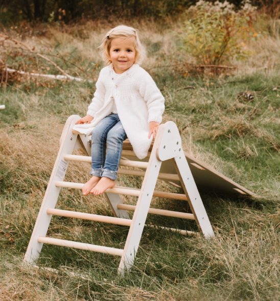 Pikler triangle - drabinka drewniana